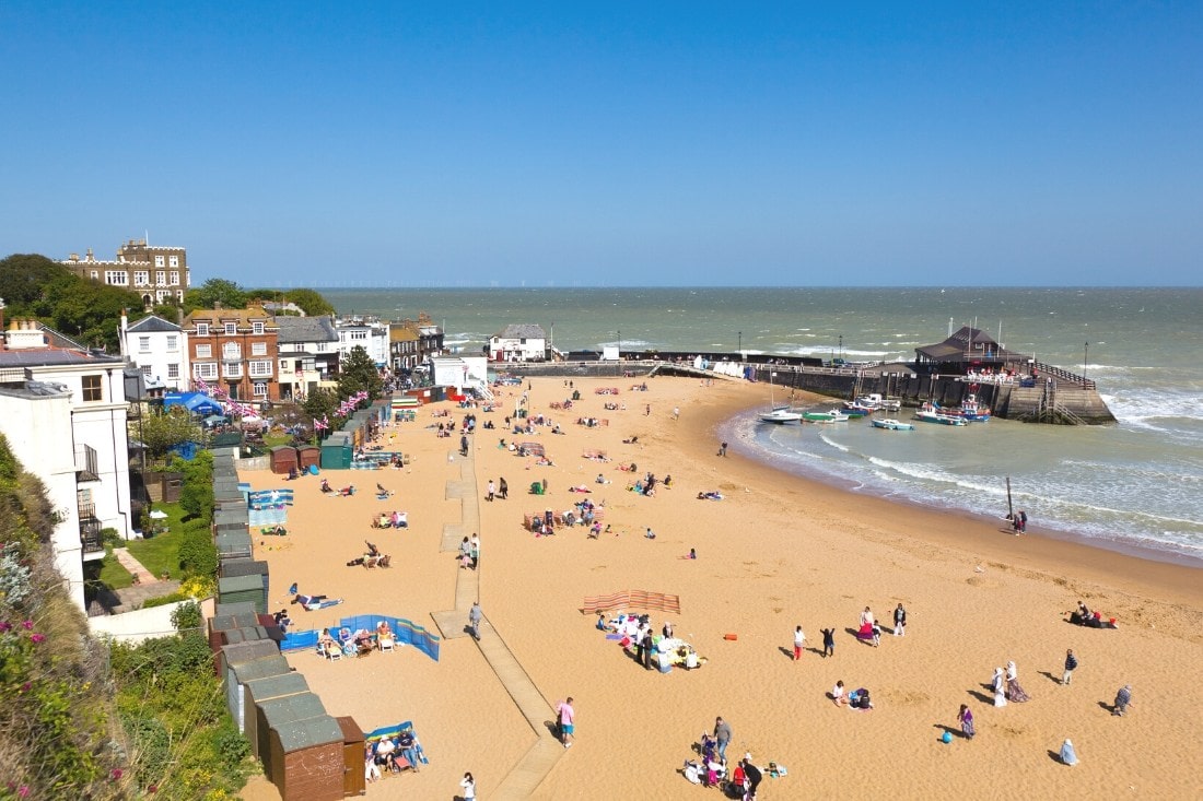 Broadstairs, Kent - one of the best seaside day trips from London 