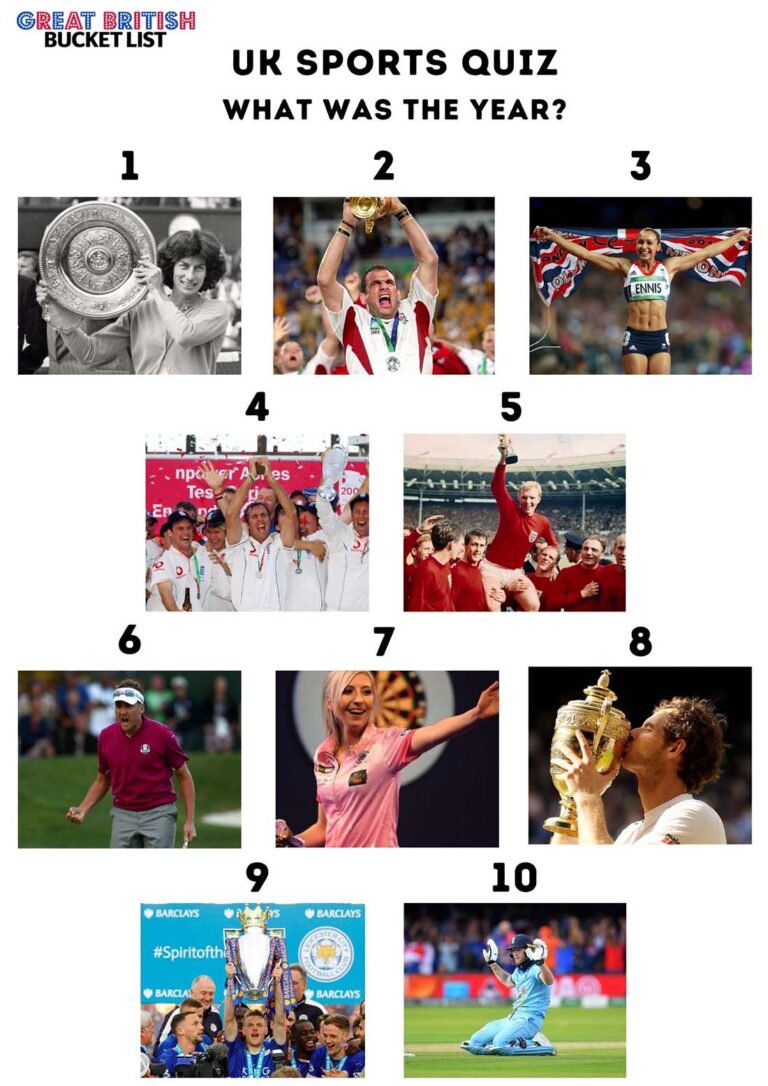 50 UK Sports Quiz Questions and Answers (2023 Quiz)